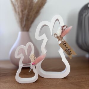 Set Silhouette Hase Anna und Lena