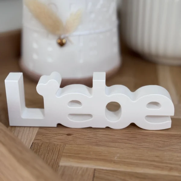 Schriftzug Liebe